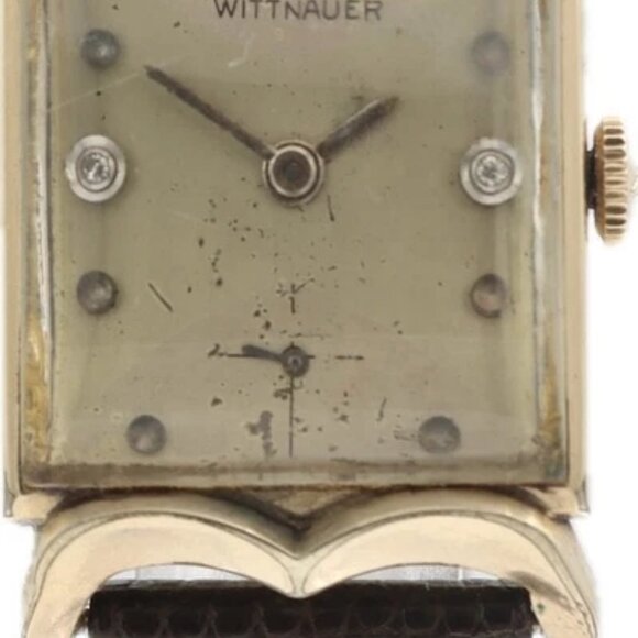 Vintage Wittnauer 583-105 Mustache Lug Men's Mechanical Wristwatch 84/1 10k GF - Picture 3 of 4